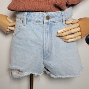 Rolla's Dusters High Rise Slim Shorts Beach Summer Shorts Size 28